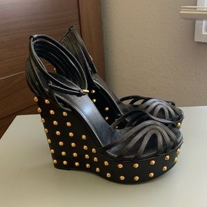 Gucci wedge sandal